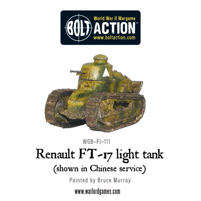 Bolt Action: Renault FT-17 light tank