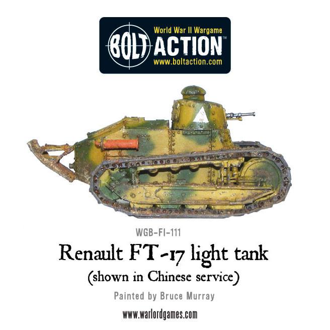 Bolt Action: Renault FT-17 light tank