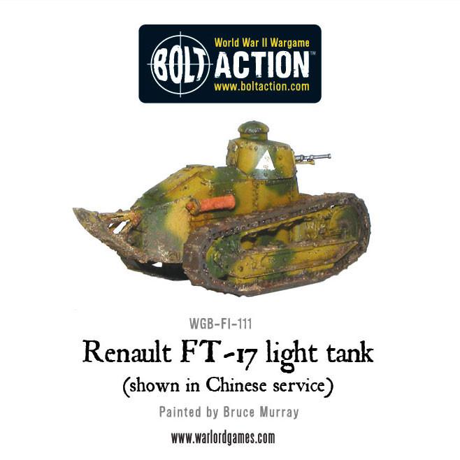 Bolt Action: Renault FT-17 light tank