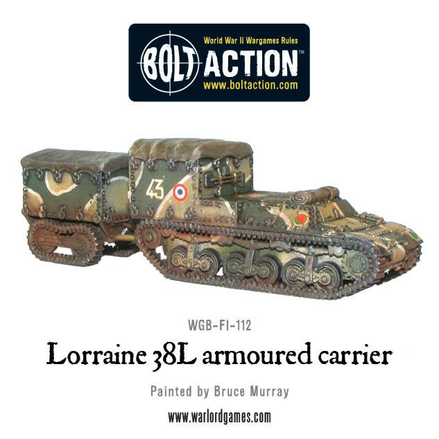 Bolt Action: Lorraine 38L armoured carrier