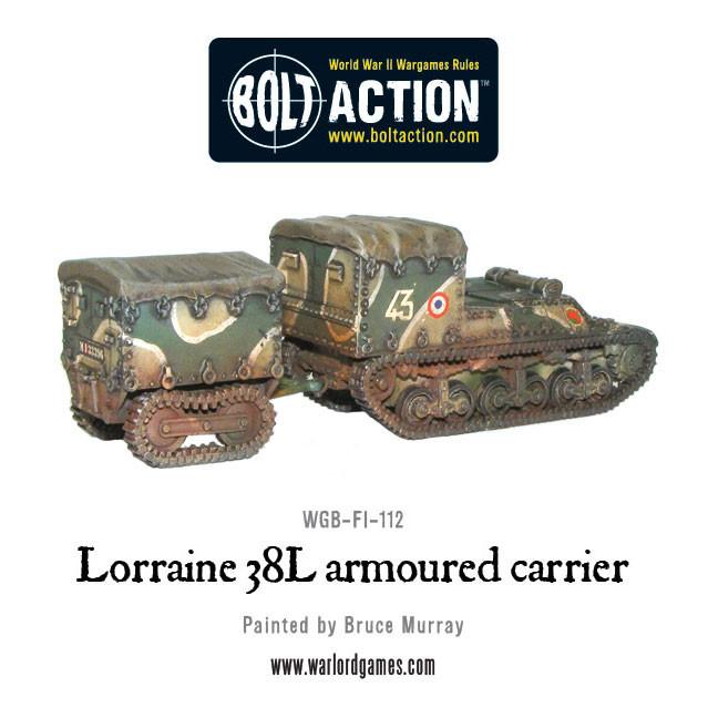 Bolt Action: Lorraine 38L armoured carrier