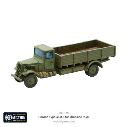 Bolt Action: Citroën Type 45 3.5 ton civilian dropside truck