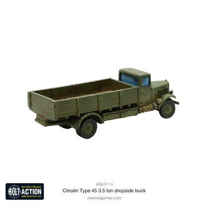 Bolt Action: Citroën Type 45 3.5 ton civilian dropside truck