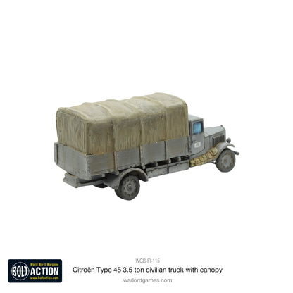 Bolt Action: Citroën Type 45 3.5 ton civilian truck with canopy
