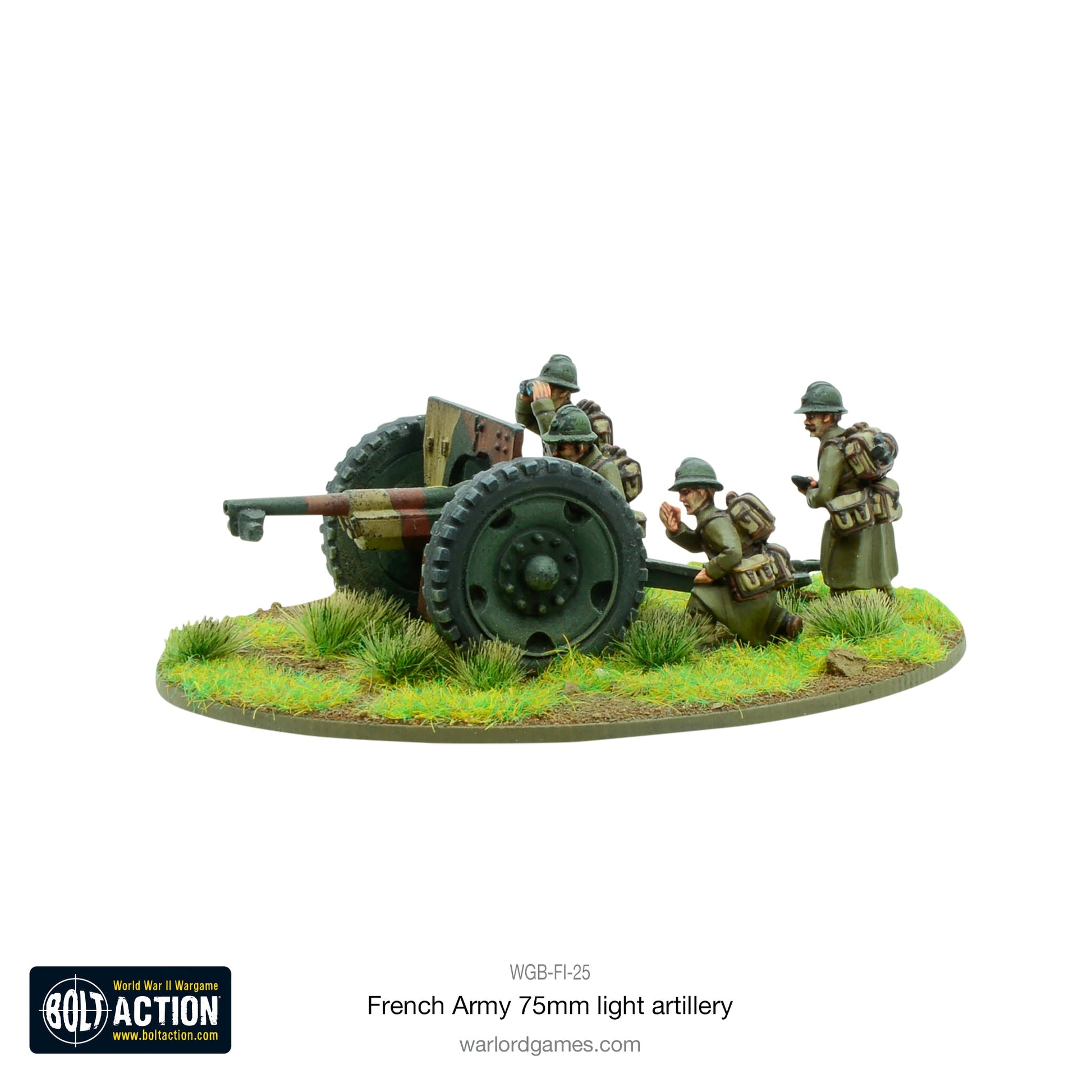 Bolt Action: French Army 75mm light artillery