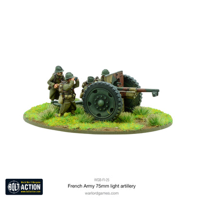 Bolt Action: French Army 75mm light artillery
