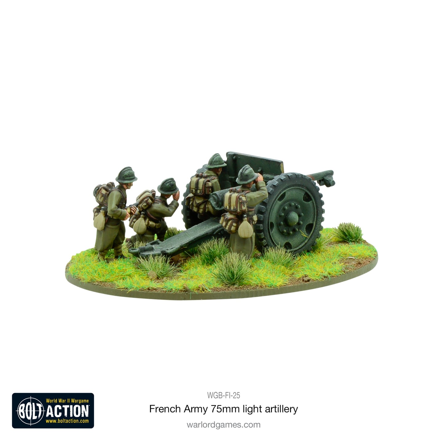 Bolt Action: French Army 75mm light artillery