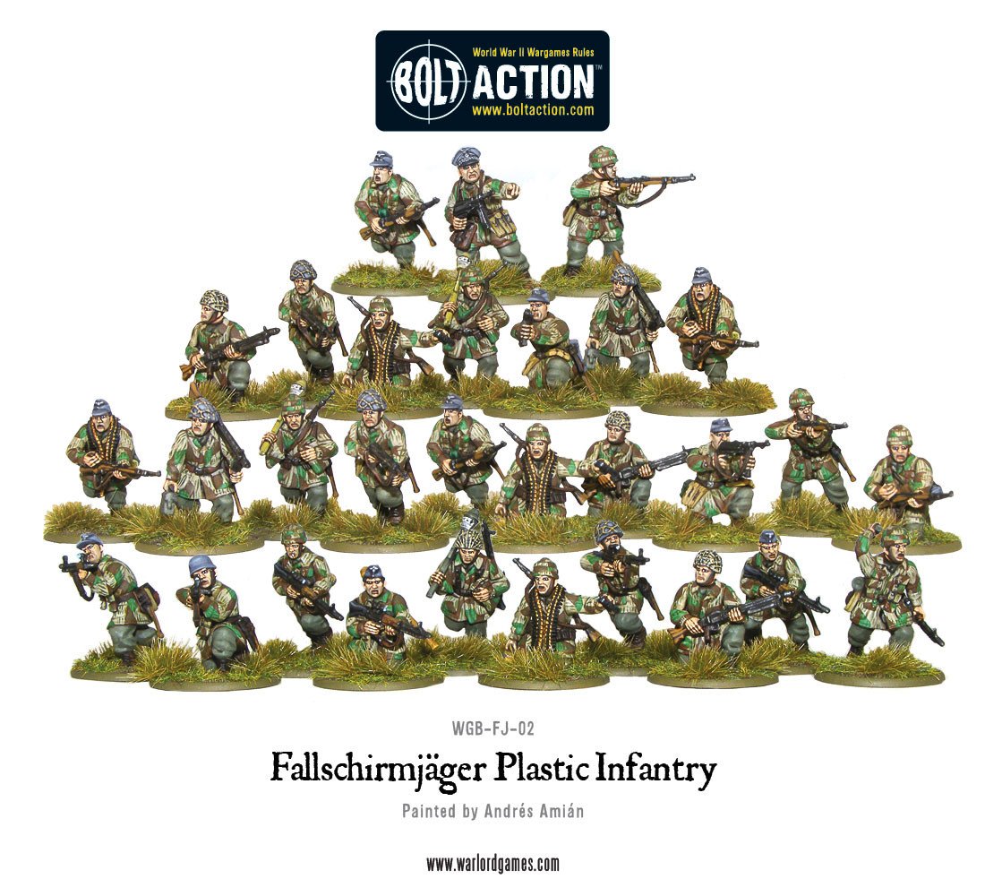 Bolt Action: German - Fallschirmjager platoon (plastic box)