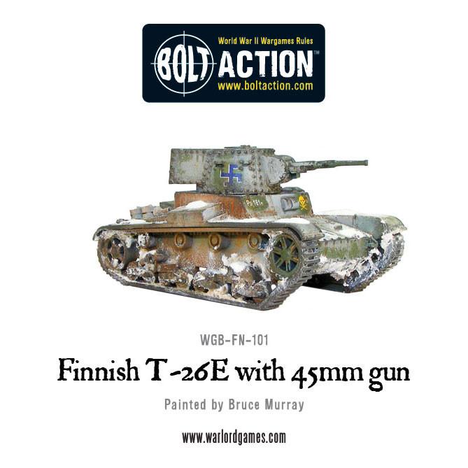 Bolt Action: Finnish T-26-E Vickers 6-tonner with 45mm gun