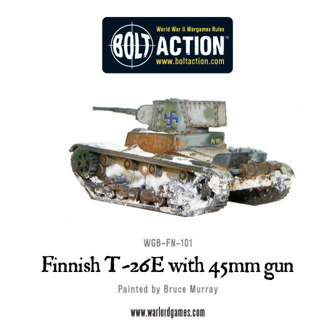 Bolt Action: Finnish T-26-E Vickers 6-tonner with 45mm gun