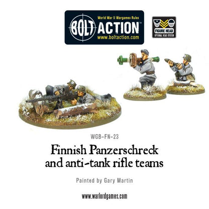 Bolt Action: Finnish Panzerschreck and anti-tank rifle teams