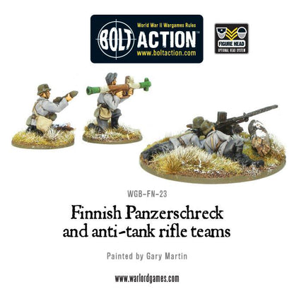 Bolt Action: Finnish Panzerschreck and anti-tank rifle teams