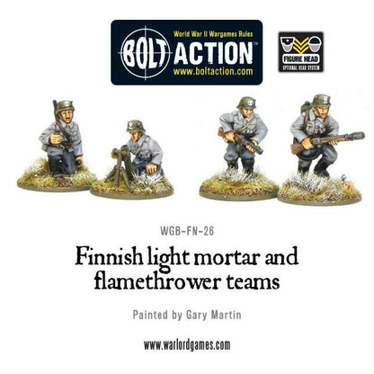 Bolt Action: Finnish light mortar and flamethrower teams