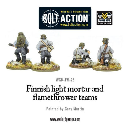 Bolt Action: Finnish light mortar and flamethrower teams