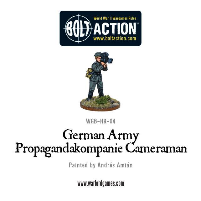Bolt Action: German - German Army Propagandakompanie Cameraman