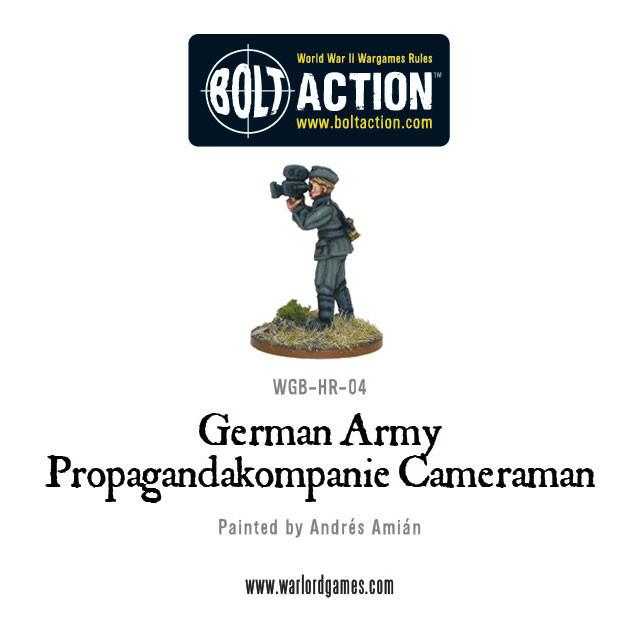 Bolt Action: German - German Army Propagandakompanie Cameraman
