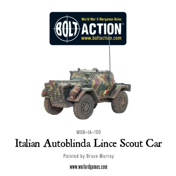 Bolt Action: Italian Autoblinda Lince Scout Car