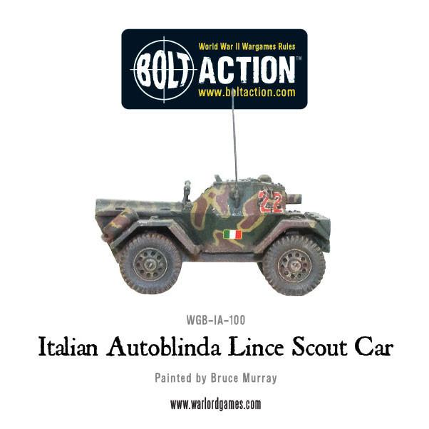 Bolt Action: Italian Autoblinda Lince Scout Car