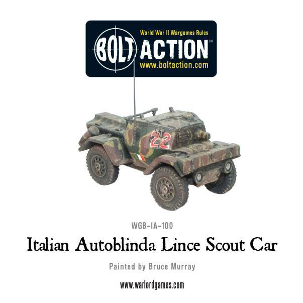 Bolt Action: Italian Autoblinda Lince Scout Car