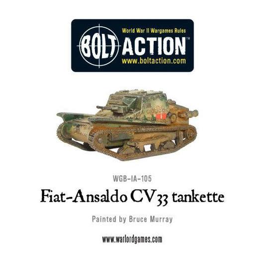 Bolt Action: Fiat-Ansaldo CV33 tankette