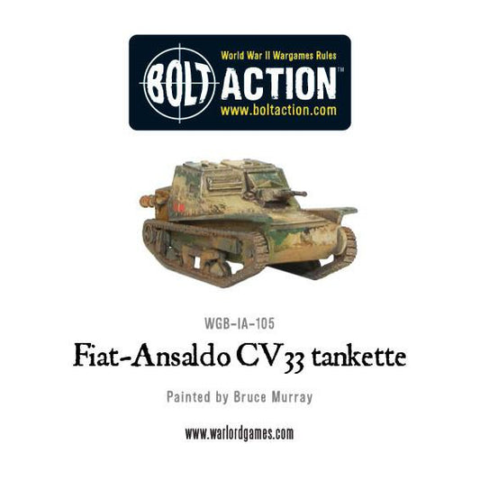 Bolt Action: Fiat-Ansaldo CV33 tankette
