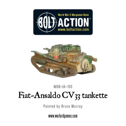 Bolt Action: Fiat-Ansaldo CV33 tankette