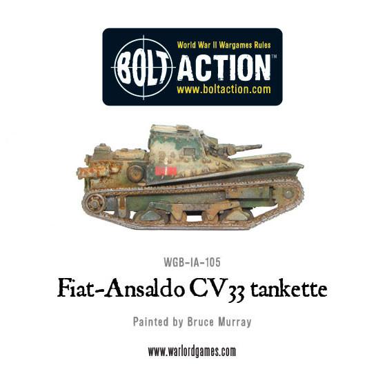 Bolt Action: Fiat-Ansaldo CV33 tankette