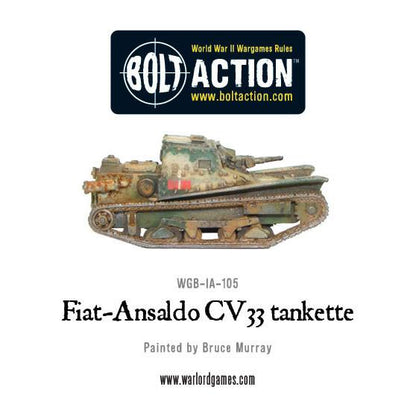 Bolt Action: Fiat-Ansaldo CV33 tankette