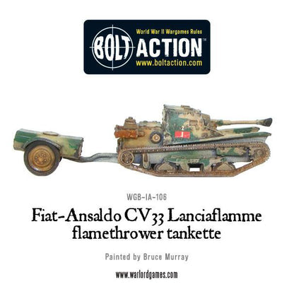 Bolt Action: Fiat-Ansaldo CV33 Lanciaflamme flamethrower tankette