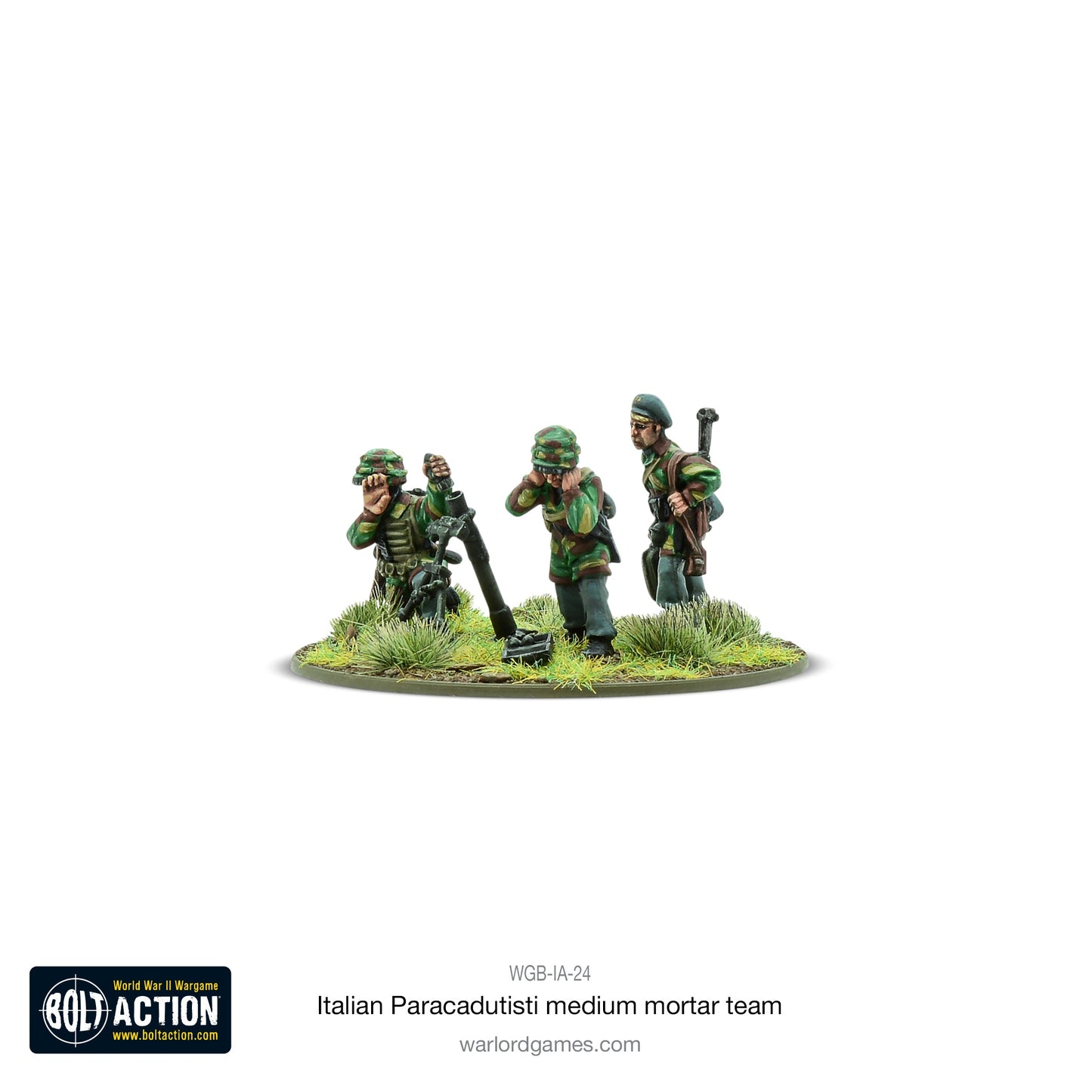 Bolt Action: Italian Paracadutisti medium mortar team