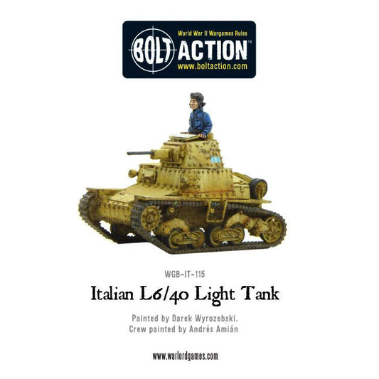 Bolt Action: Italian L6/40 Light Tank