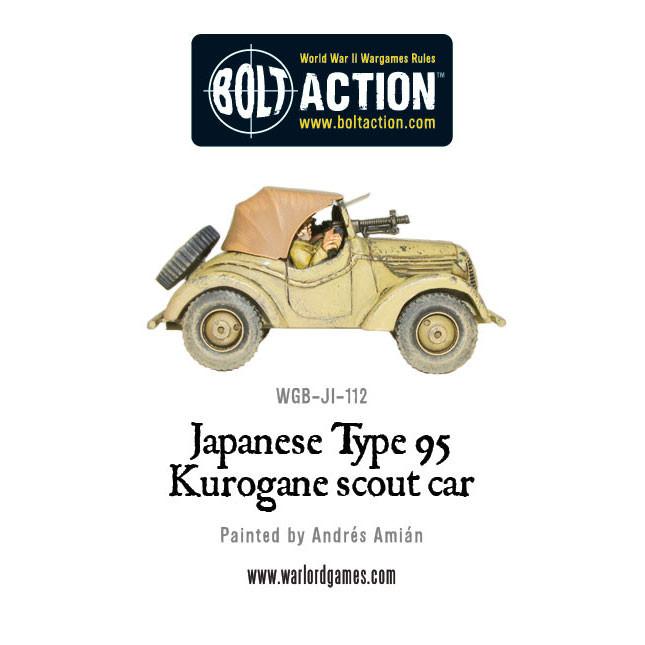 Bolt Action: Japan - Japanese Type 95 Kurogane scout car