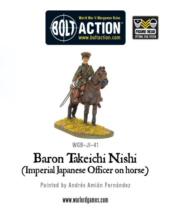 Bolt Action: Japan - Baron Nishi (Imperial Japanese officer on horse)
