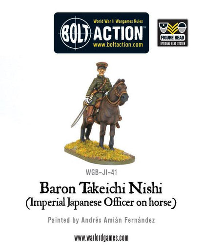 Bolt Action: Japan - Baron Nishi (Imperial Japanese officer on horse)
