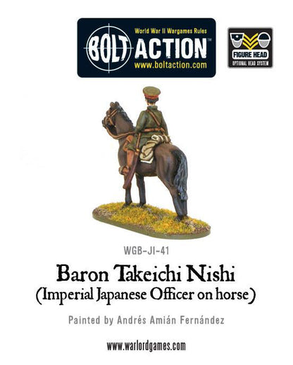 Bolt Action: Japan - Baron Nishi (Imperial Japanese officer on horse)