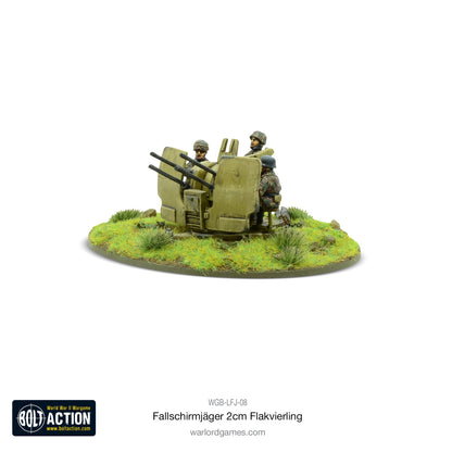 Bolt Action: German - Fallschirmjager 20mm Flakvierling 38 AA-gun (1943-45)