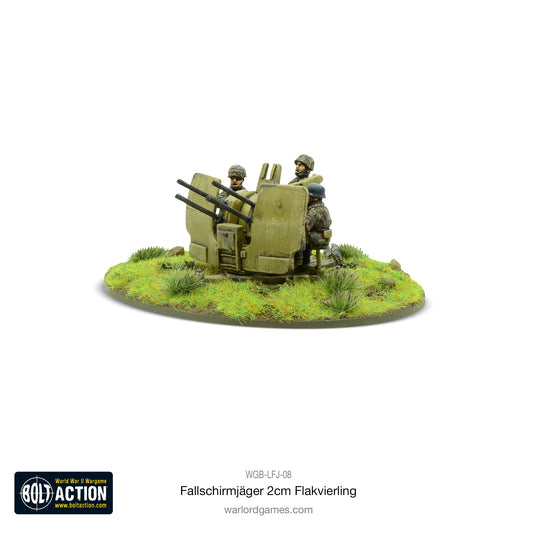 Bolt Action: German - Fallschirmjager 20mm Flakvierling 38 AA-gun (1943-45)