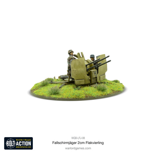 Bolt Action: German - Fallschirmjager 20mm Flakvierling 38 AA-gun (1943-45)