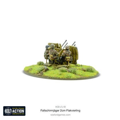 Bolt Action: German - Fallschirmjager 20mm Flakvierling 38 AA-gun (1943-45)