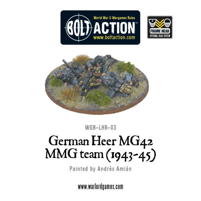 Bolt Action: German - German Heer MG42 MMG Team (1943-45)