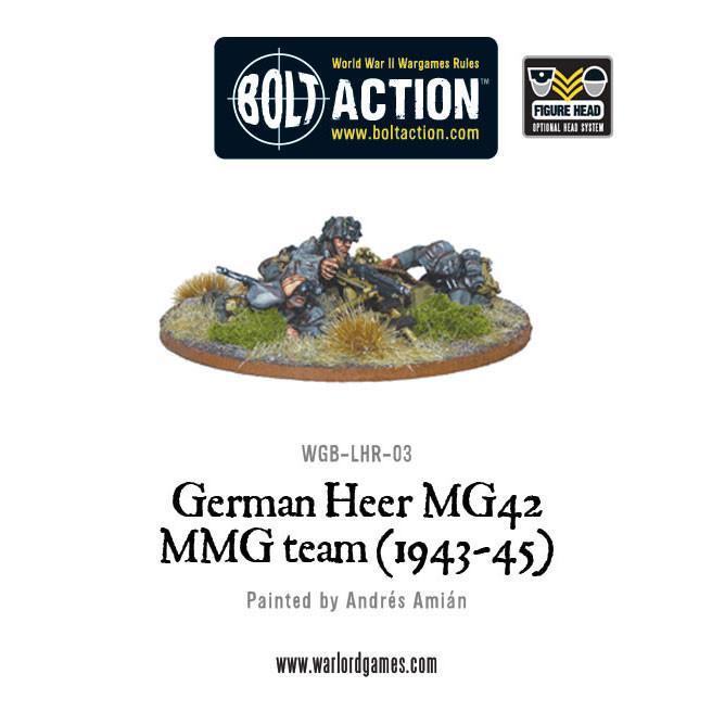 Bolt Action: German - German Heer MG42 MMG Team (1943-45)