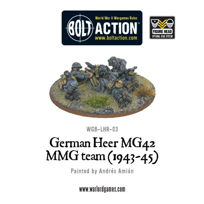 Bolt Action: German - German Heer MG42 MMG Team (1943-45)