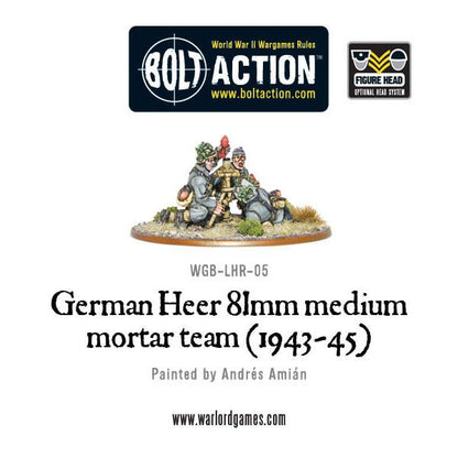 Bolt Action: German - German Heer 81mm medium mortar team (1943-45)