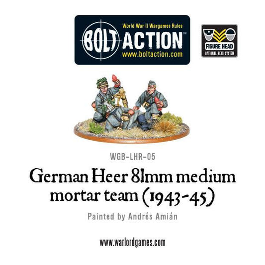 Bolt Action: German - German Heer 81mm medium mortar team (1943-45)