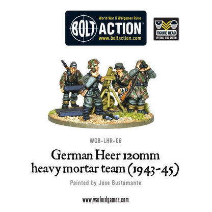 Bolt Action: German - German Heer 120mm heavy mortar team (1943-45)