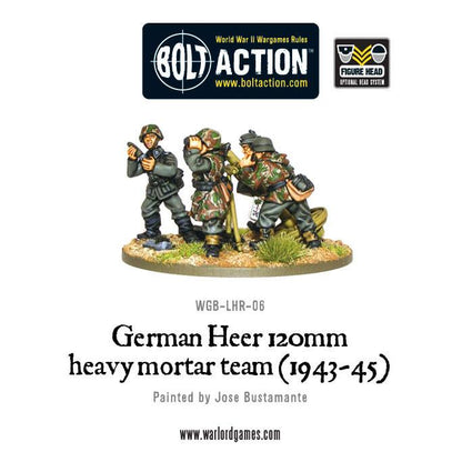 Bolt Action: German - German Heer 120mm heavy mortar team (1943-45)