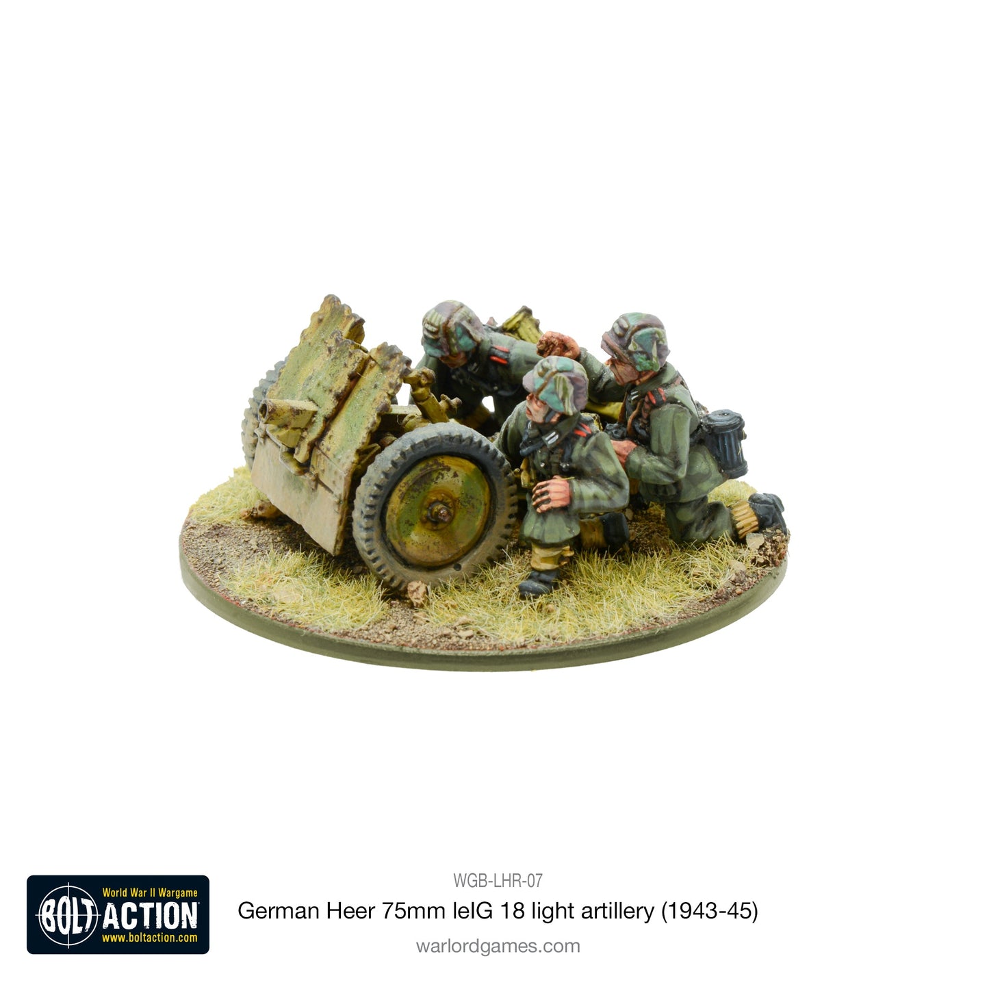 Bolt Action: German - German Heer 75mm leIG 18 light artillery (1943-45)