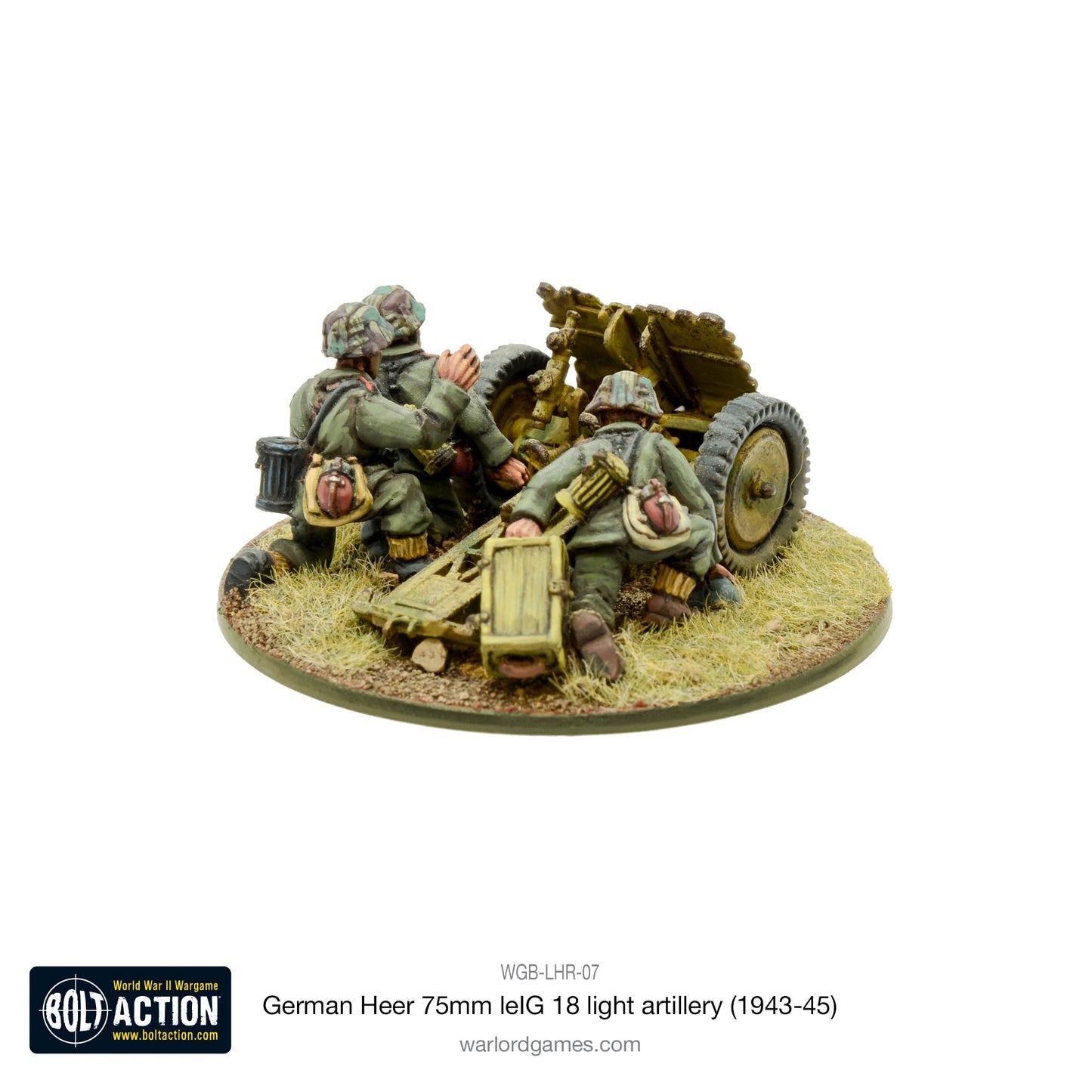 Bolt Action: German - German Heer 75mm leIG 18 light artillery (1943-45)