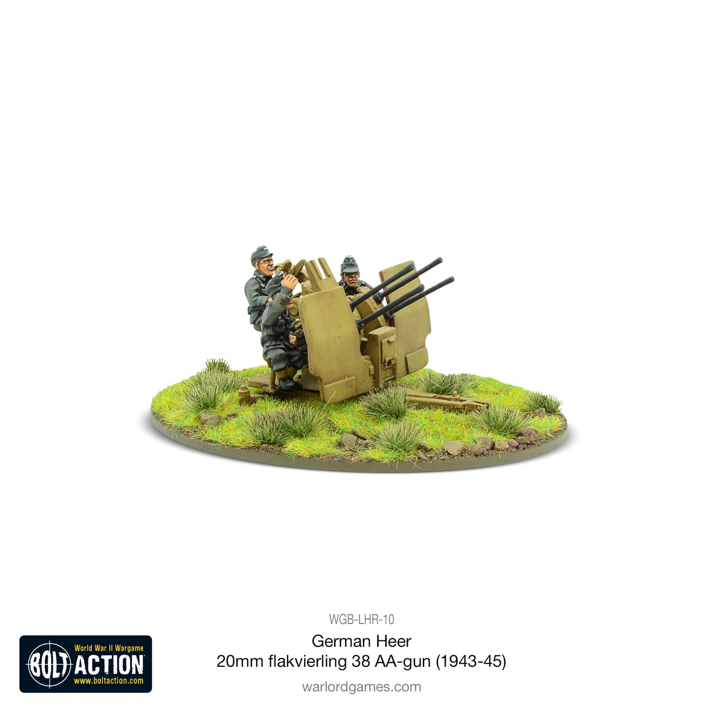 Bolt Action: German - German Heer 20mm flakvierling 38 AA-gun (1943-45)