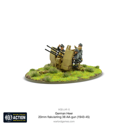 Bolt Action: German - German Heer 20mm flakvierling 38 AA-gun (1943-45)